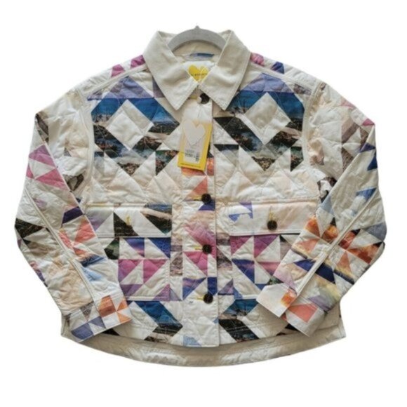 Kerri Rosenthal Quilted Beach Shacket Size XS - Picture 2 of 11